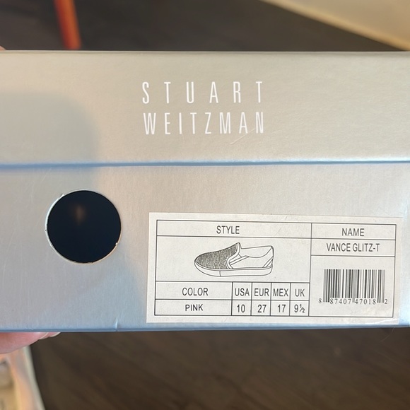 Stuart Weitzman - Vance Glitz toddler girls size 10 NIB shoes - Picture 5 of 5